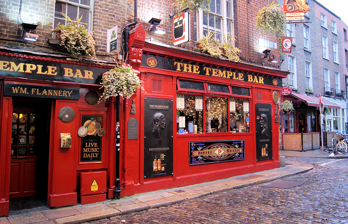 Dublin Ierland & de kust Howth Temple bar