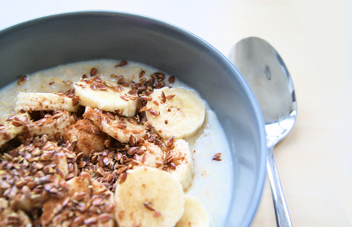 Recept: Havermout banaan en kaneel.