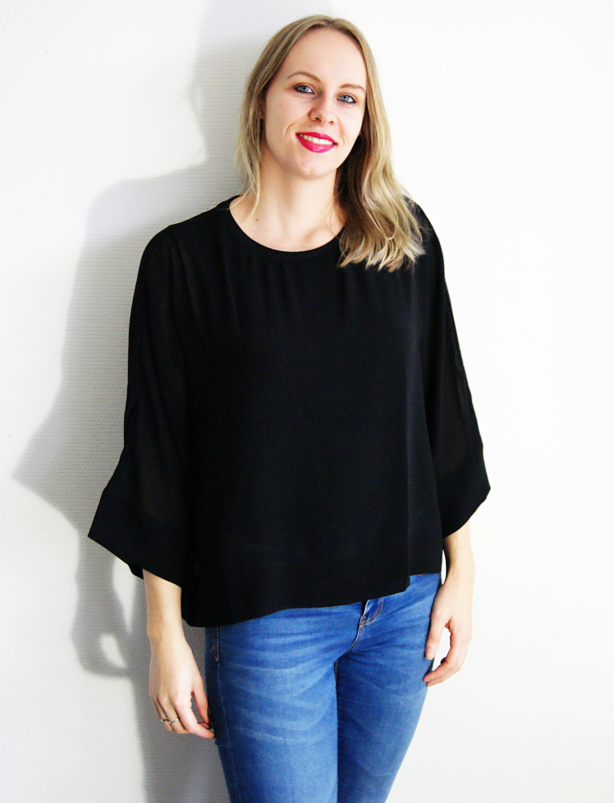 Zwarte blouse van Smitmode