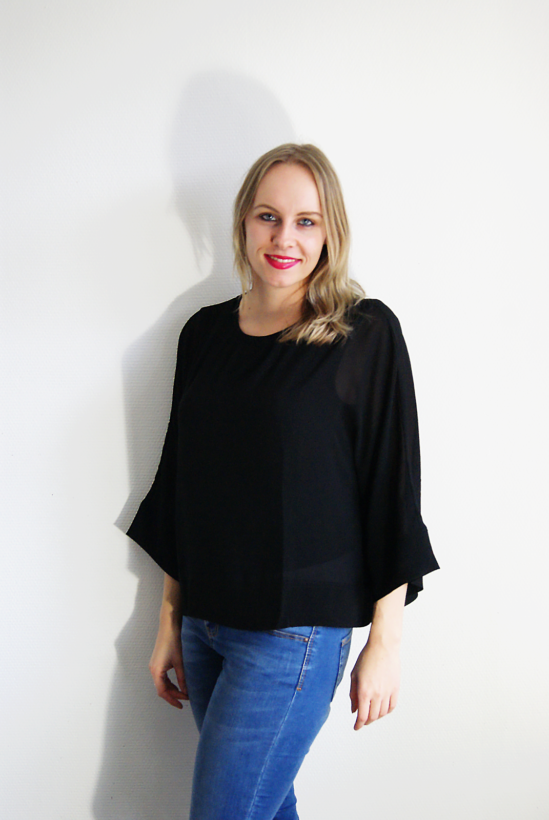 Zwarte blouse van Smitmode