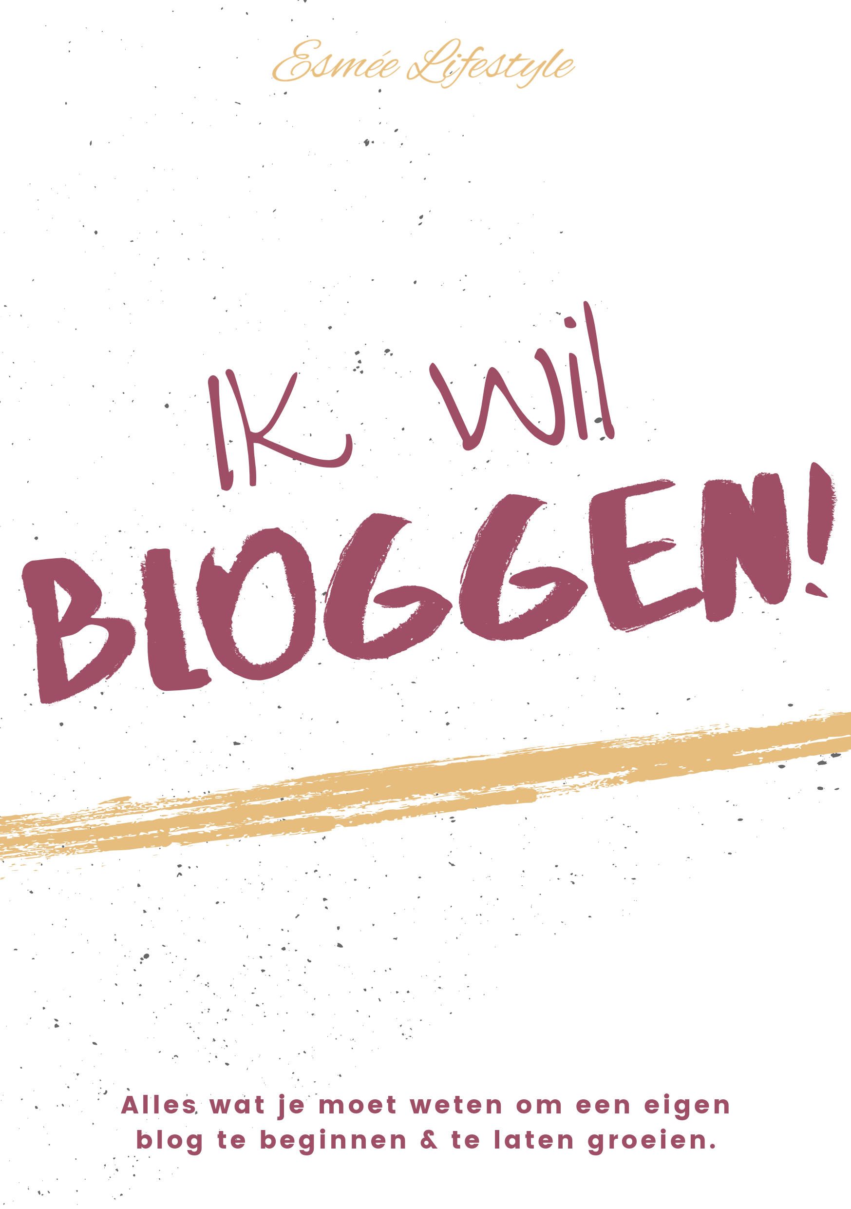 E-book ik wil bloggen!