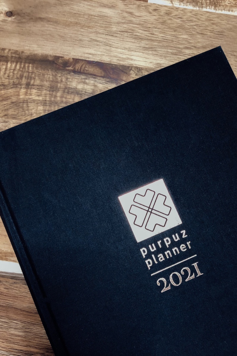 Purpuz planner 2021 | Maak een planning en behaal jouw doelen prive en op werkgebied.