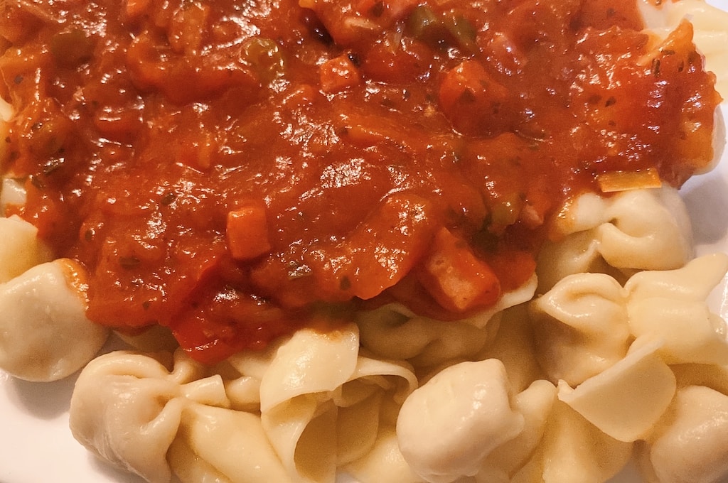 Mijn week in foto's 1 verse glutenvrije pasta met tomaten saus