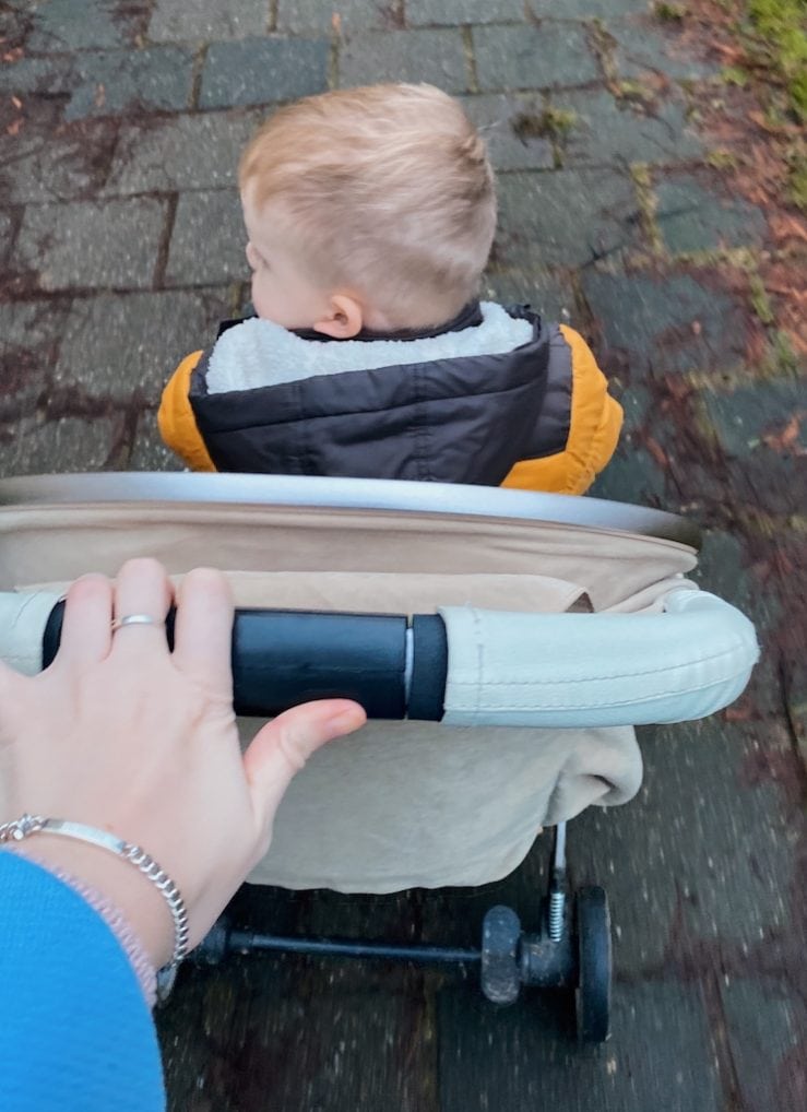 Mijn week in foto's 1 wandelen met zoon in buggy