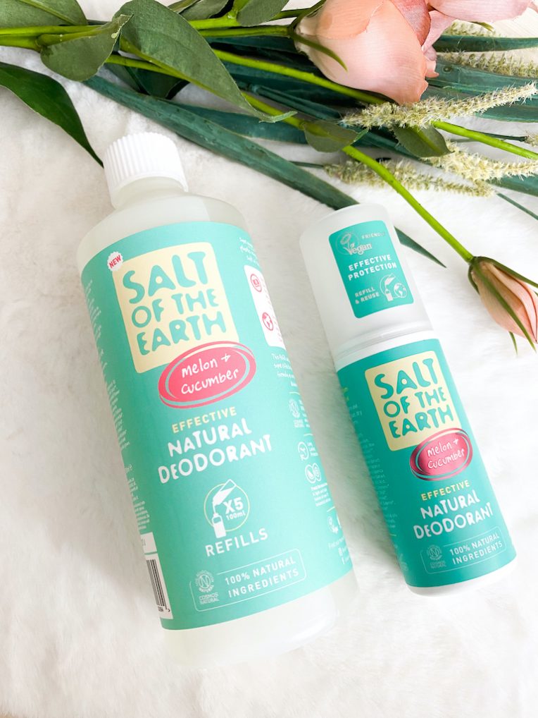 Salt Of The Earth effective Natural Deodorant Melon + Cocumber en (Refill)