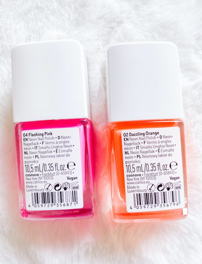 CATRICE Neon Blast Nail Polish achterkant