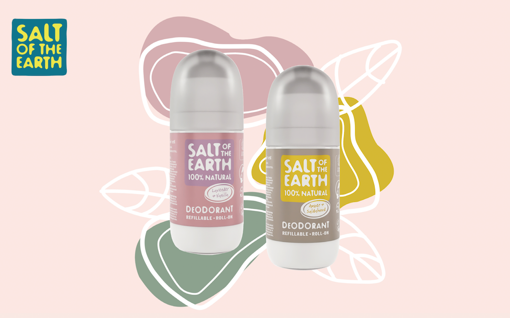 Salt Of The Earth Deodorant Roll On Lavender en Vanilla