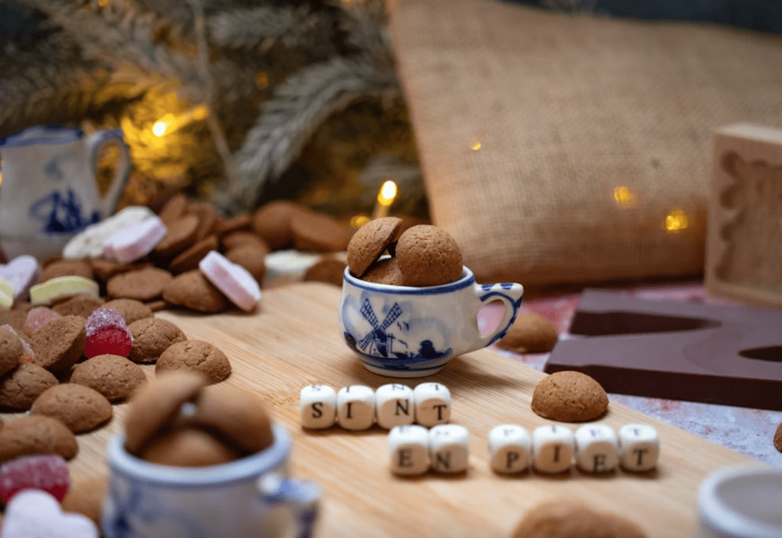 gezellige sinterklaasavond met kinderen