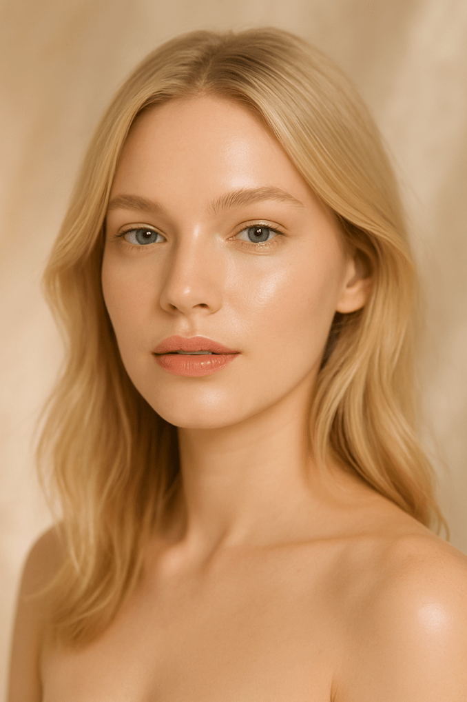 soft glow beauty look - op het gezicht aangebracht